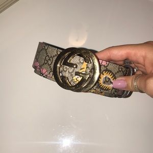 tiger print gucci belt